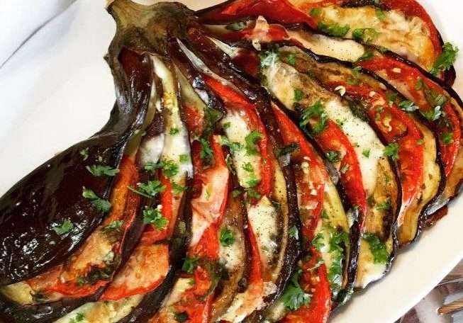 Баклажаны запечённые с сыром